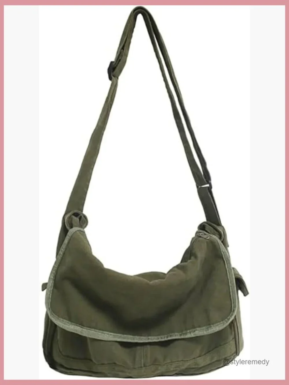 Canvas Messenger Bag Shoulder Crossbody Satchel Unisex
